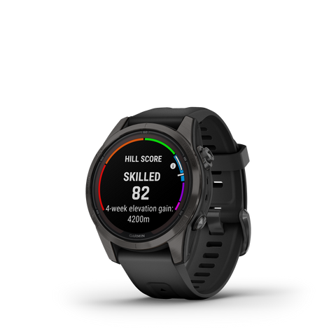 Garmin Fenix 7S Pro Sapphire Solar Carbon Grey Titanium Watch