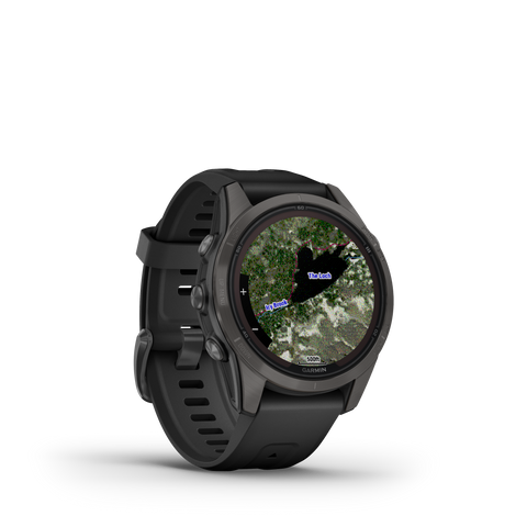 Garmin Fenix 7S Pro Sapphire Solar Carbon Grey Titanium Watch