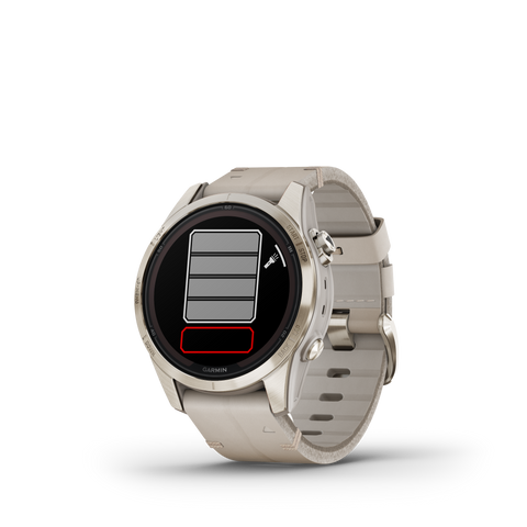Garmin Fenix 7S Pro Sapphire Solar Soft Gold Leather D