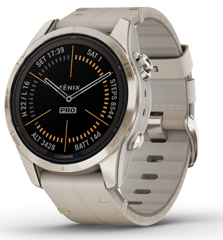 Garmin Watch Fenix 7S Pro Sapphire Solar Soft Gold 010-02776-30Garmin Watch Fenix 7S Pro Sapphire Solar Soft Gold 010-02776-30