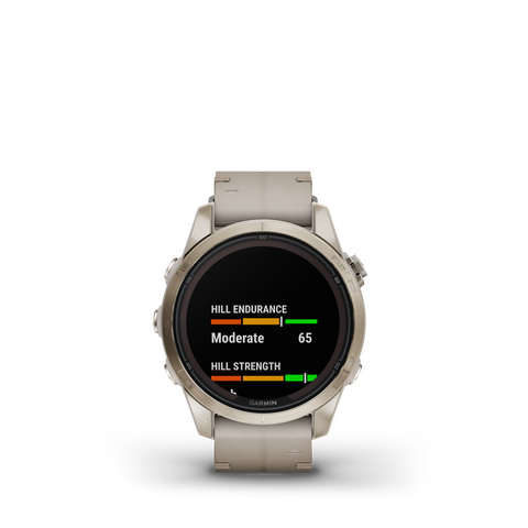 Garmin Fenix 7S Pro Sapphire Solar Soft Gold Leather D
