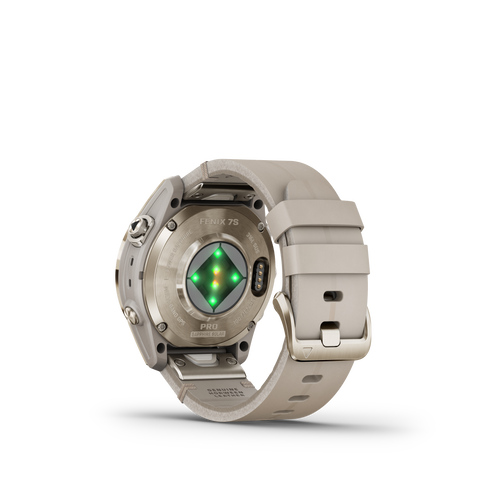 Garmin Fenix 7S Pro Sapphire Solar Soft Gold Leather D