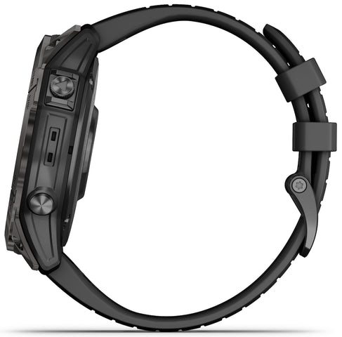 Garmin Fenix 7X Pro Sapphire Solar Carbon Grey Titanium Watch