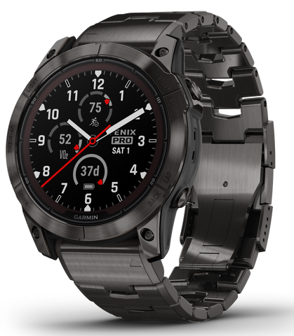 Garmin Watch Fenix 7X Pro Sapphire Solar Carbon Grey Titanium 010-02778-30