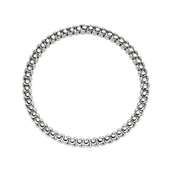 Fope Luna 18ct White Gold Flexible Necklace, 520C.