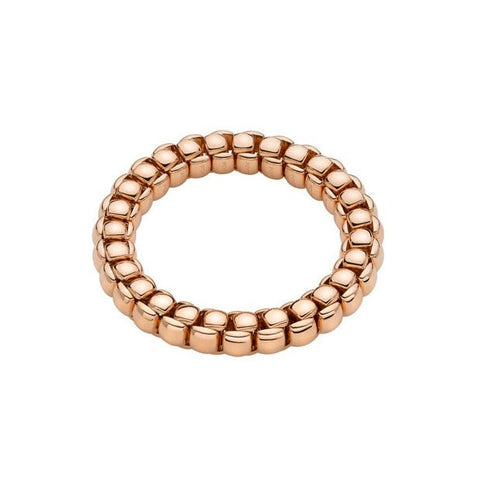 Fope Luna 18ct Rose Gold Flexible Bracelet, 520B.