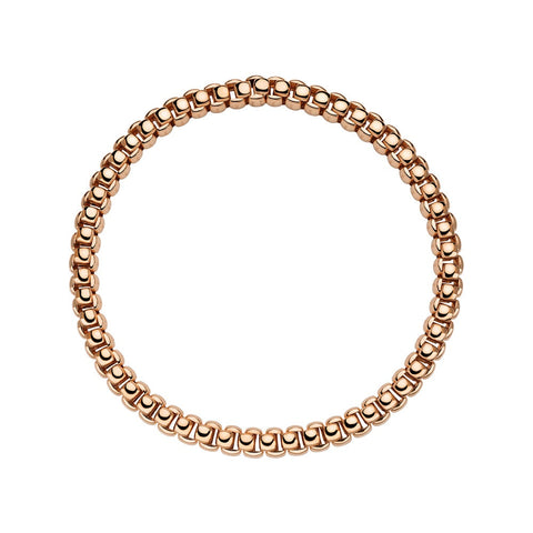 Fope Luna 18ct Rose Gold Flexible Necklace, 520C.