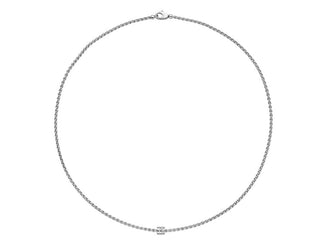 Fope Aria 18ct White Gold 0.17ct Diamond Necklace 890C BBR.