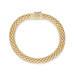 Fope Love Nest 18ct Yellow Gold Bracelet. 450B.