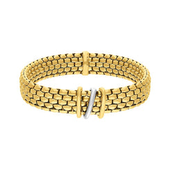 Fope Panorama 18ct Yellow Gold Flexible Bracelet 587BM.