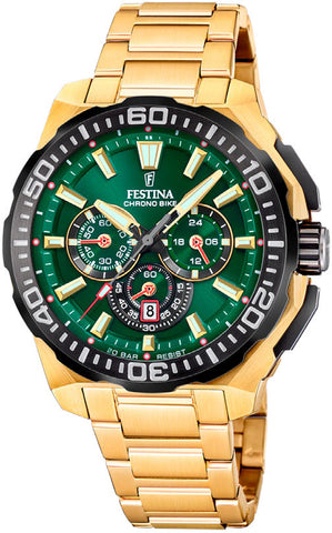 Festina Chrono Bike Gold Bracelet Watch F20727/2