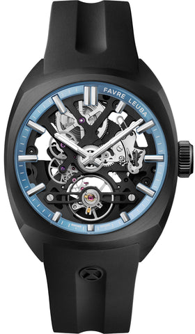 Favre Leuba Chief Skeleton Black DLC Watch 00.20106.105.04.301