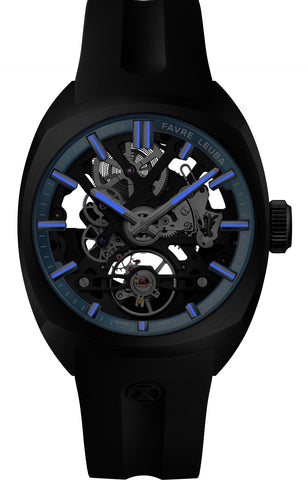 Favre Leuba Chief Skeleton Black DLC Watch