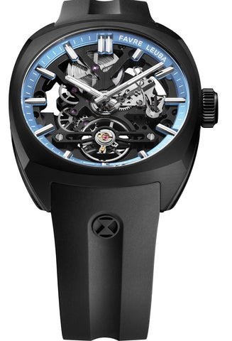 Favre Leuba Chief Skeleton Black DLC Watch