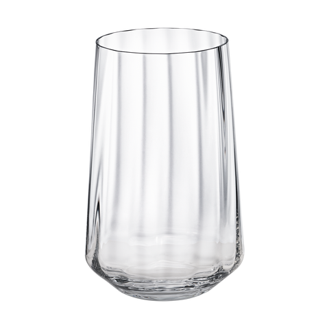 Georg Jensen Bernadotte Six Piece Tall Tumbler Glass Set, 10019195
