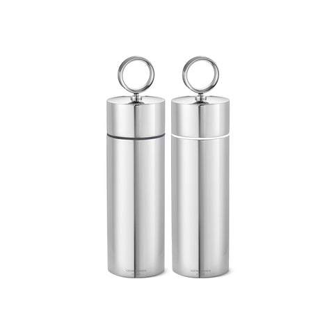 Georg Jensen Bernadotte Stainless Steel Salt and Pepper Grinder Set 10016338