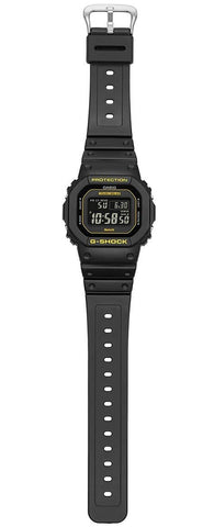 G-Shock 5600 Black Caution Yellow Mens Watch D