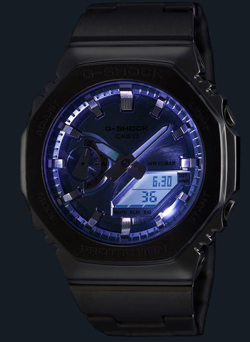 G-Shock 2110 Metallic Blue Dual Display Watch