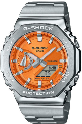 G-Shock 2110 Metallic Orange Dual Display Watch