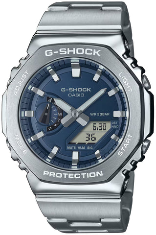 G-Shock Watch Metal Covered With Metal Band Navy GM-2110D-2BER