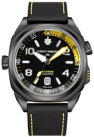 Cuervo y Sobrinos Watch Buceador Caribe 2860.3NY.