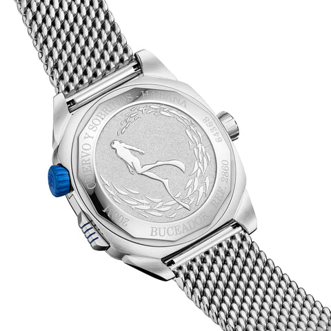 Cuervo y Sobrinos Buceador Caribe Bracelet Watch
