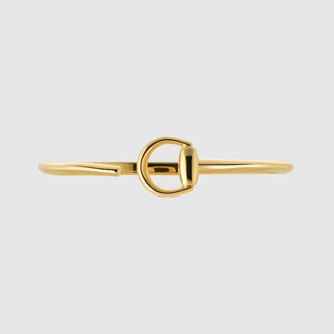 Gucci Horsebit 18ct Yellow Gold Bangle