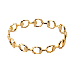 Gucci Horsebit 18ct Yellow Gold Link Bracelet
