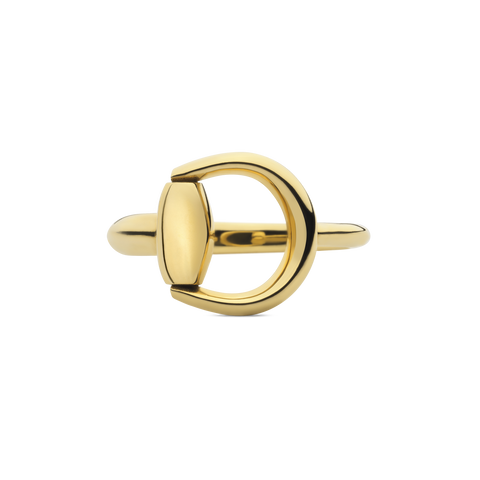 Gucci Horsebit 18ct Yellow Gold Ring
