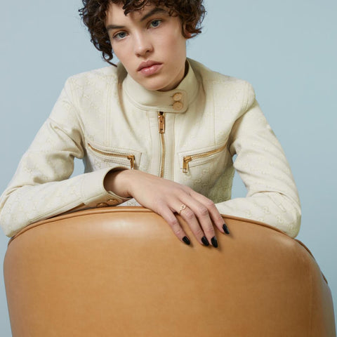 Gucci Interlocking 18ct Yellow Gold 0.12ct Diamond Ring D