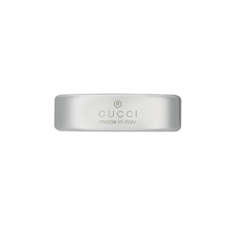 Gucci Tag Sterling Silver 6mm Ring