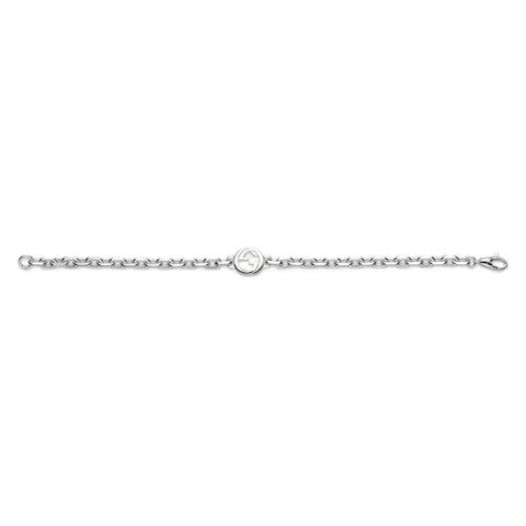 Gucci Interlocking Sterling Silver Bracelet