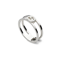 Gucci Interlocking Sterling Silver Ring