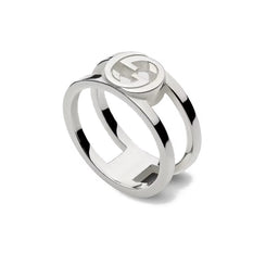Gucci Interlocking Sterling Silver Ring