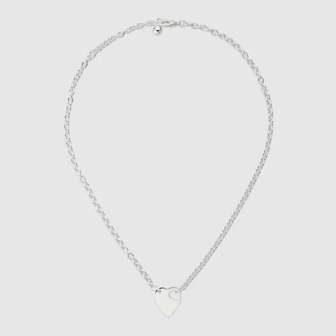 Gucci Trademark Sterling Silver Necklace