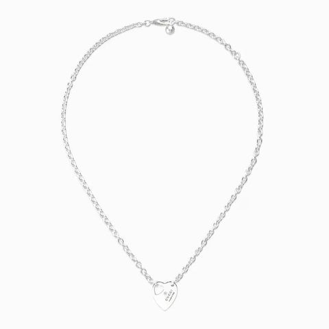 Gucci Trademark Sterling Silver Necklace