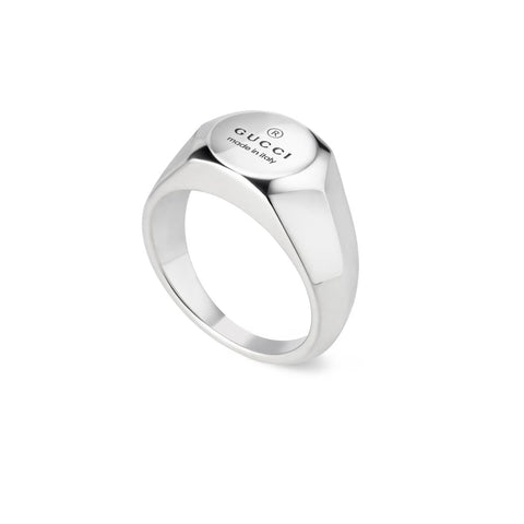 Gucci Trademark Sterling Silver Ring YBC779162001