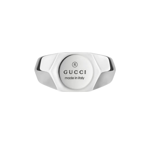 Gucci Trademark Sterling Silver Ring D