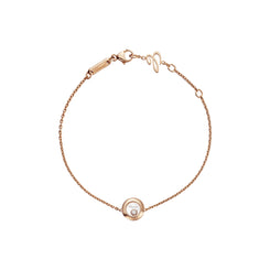 Chopard Happy Diamonds Icons 18ct Rose Gold Circle Bracelet 85A017-5001