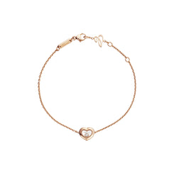 Chopard Happy Diamonds Icons 18ct Rose Gold Heart Bracelet 85A054-5001