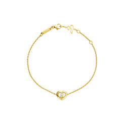 Chopard Happy Diamonds Icons 18ct Yellow Gold Heart Bracelet 85A054-0001