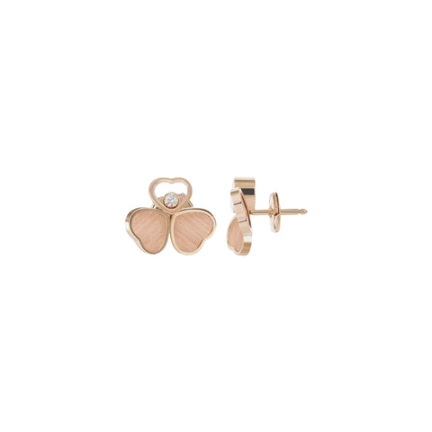 Chopard Happy Hearts Wings 18ct Rose Gold Earrings