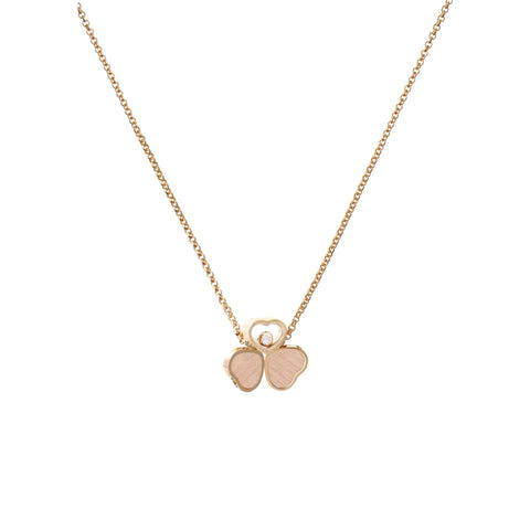 Chopard Happy Hearts Wings 18ct Rose Gold Necklace