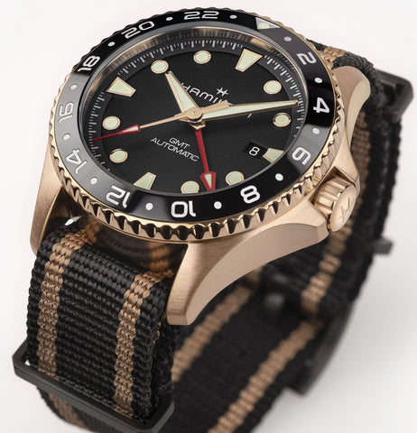 Hamilton Khaki Navy Scuba GMT Watch