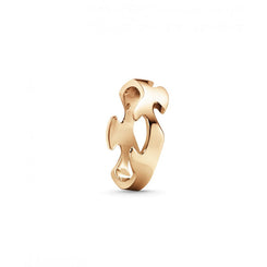 Georg Jensen 18ct Rose Gold Fusion Centre Ring