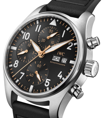 IWC Pilots Chronograph APX GP 41mm Black Watch