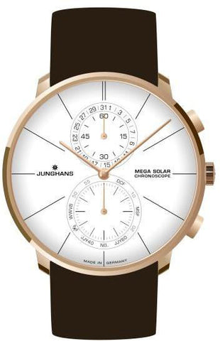 Junghans Watch Meister Fein Chronoscope Mega Solar 59/7201.00