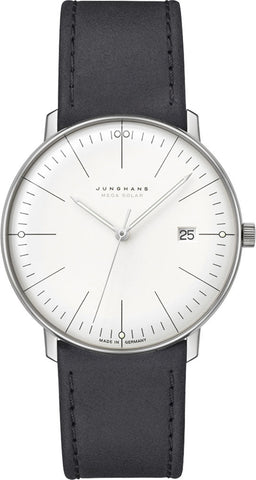 Junghans Watch Max Bill MEGA Solar Sapphire Crystal 59/2020.02
