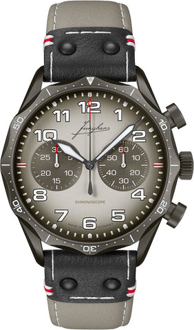 Junghans Watch Meister Pilot Chronoscope Desert 27/3398.00
