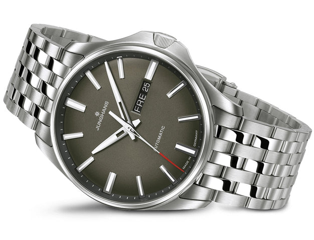 Junghans Meister S Automatic English Day Date Watch